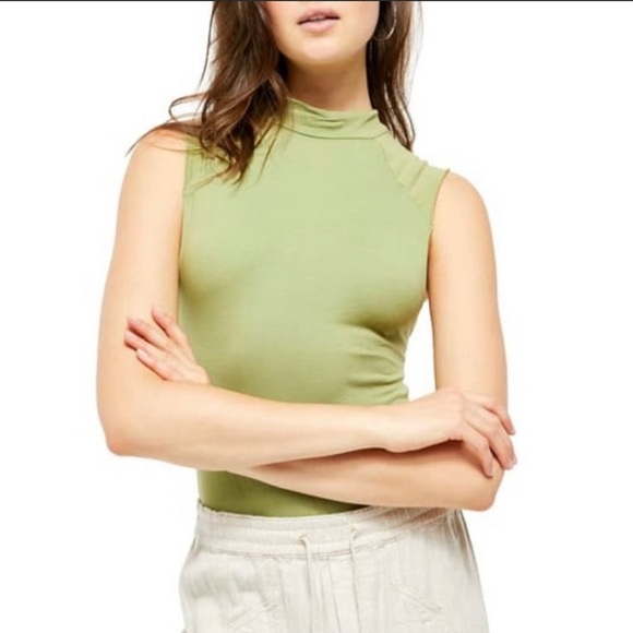 Free People Tops - Free People Muscle Beach Bodysuit, Sz XS